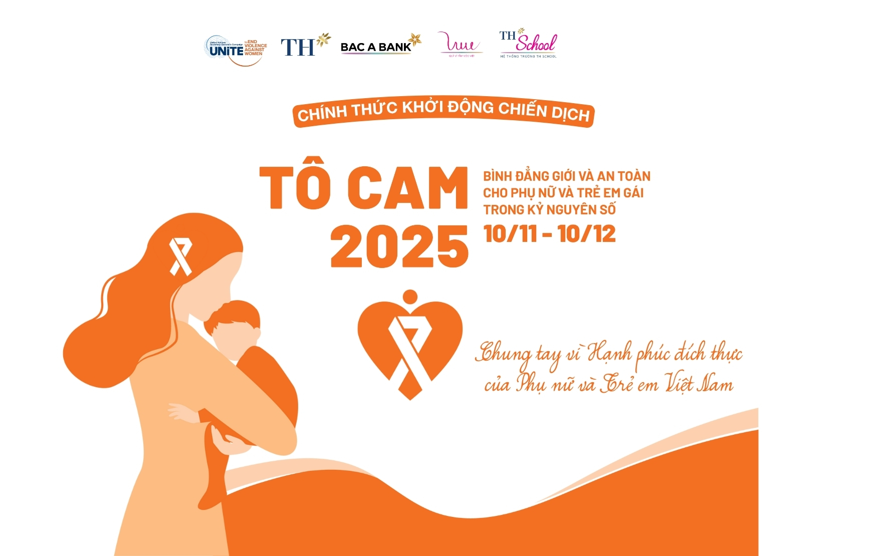 Khởi động Chiến dịch “Tô Cam 2025 -  Bình đẳng giới và an toàn cho phụ nữ và trẻ em gái trong kỷ nguyên số”